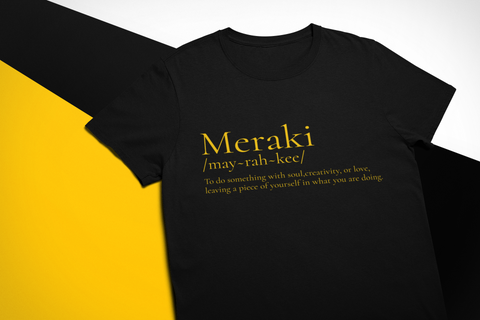 Meraki Definition unisex T-shirt